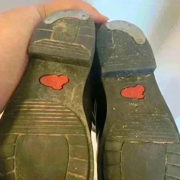 Justin Western Cowboy Work Boots Size 9D made in USA rodeo everyday casual - Picture 10 of 11